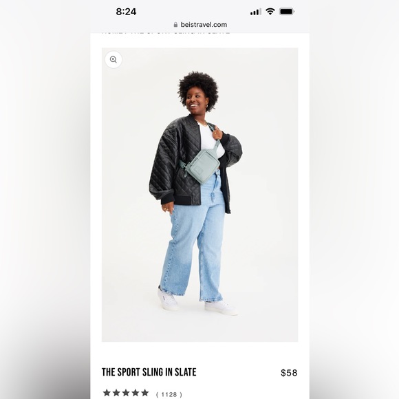 Beis sport sling Slate light green - Picture 4 of 6